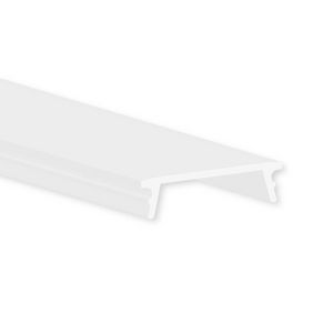 Afdekkap C20 L=2mtr. voor profiel PN8 flat opaal/gesatineerd