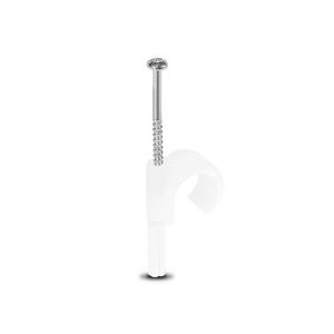 Doos a 100st. Plugclip schroef 11/15mm wit