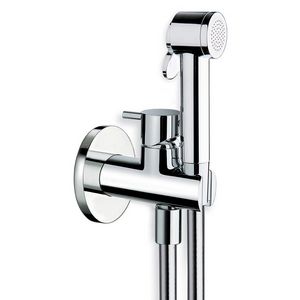 Tuka Tuka closetdoucheset / handsproeier chroom mengkraan, houder en handdouche met aan/uit-knop