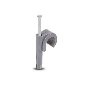 Doos a 100st. Plugclip nagel 11/15mm grijs