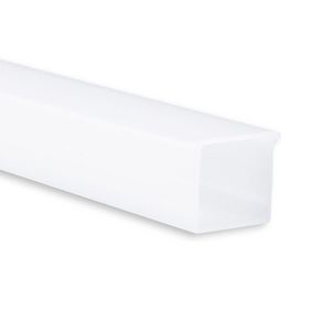 Afdekkap C21 L=2,6mtr. voor profiel PN8-H2O opaal/gesatineerd