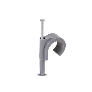 Doos a 100st. Plugclip nagel 19/22mm grijs