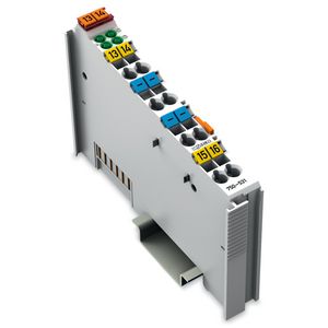4-kanaals digitale uitgang DC 24V 0,5A lichtgrijs