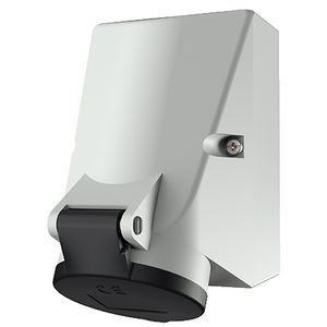 Wandcontactdoos 16A 7-polig  7H 500V IP44 HW/VN