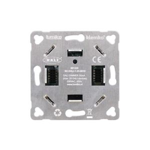 Modulaire 3-draads relais fase-af. dimmer 3-300VA 2-polig