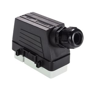 Schroefsteker podis con 7-polig zwart VVE=5