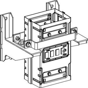 Beugel voor onderkant stijgend element 630A Canalis KS