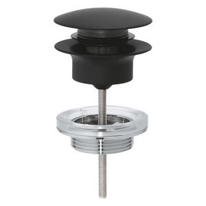 Afvoergarnituur push up phantom black (prof)