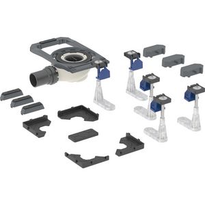 Douchesifon met vijf lange steunpoten geïntegreerd voor CleanFloor30 douchevloer waterslothoogte 50 mm