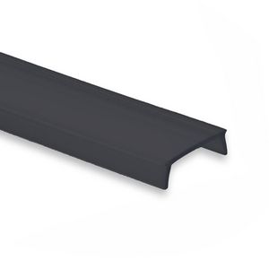 Afdekkap C1 2mtr. profiel PL1/PL2/PL3/PL7/PL8 zwart/mat