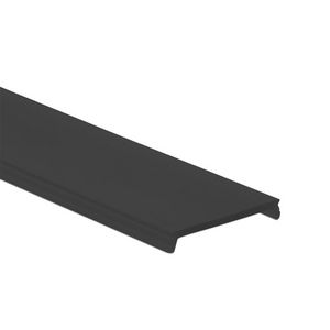 Afdekkap C33 L=2mtr. voor profiel PN4/PN5/PN6/PN7 zwart/mat