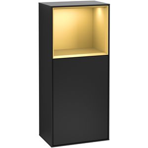 Zijkast Finion 418x936x270mm Black Matt Lacquer G500HFPD