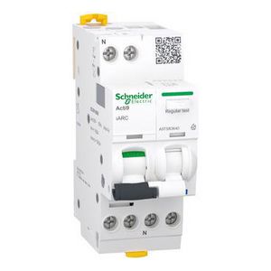 Vlamboogbeveiliging switch Acti9 iARC 1-polig + Nul 40A