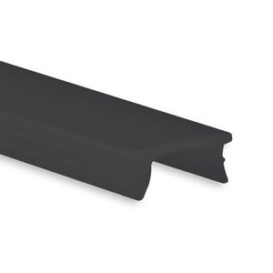 Afdekkap C23 L=2mtr. voor profiel PO16 zwart