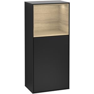 Zijkast Finion 418x936x270mm Black Matt Lacquer G500PCPD