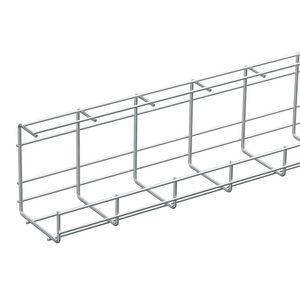Lengte a 2,5m. Draadgoot G-MESH B120X5/150 zink