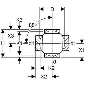 Polyethyleen (PE) kogel T-stuk 180° 110x63mm