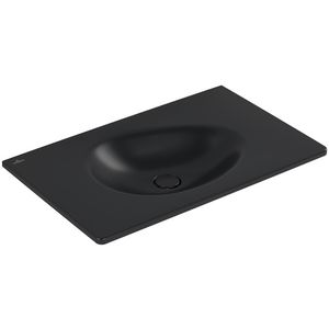 Meubelwastafel Antao 800x500mm Pure Black CeramicPlus 4A7583R7