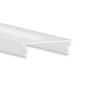 Afdekkap C38 L=2mtr. voor profiel LL2 75proc. frosted