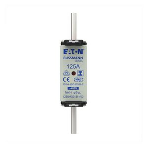 Zekering laagsp. 125A AC 400V NH01 gL/gG dubbele mel VVE=3