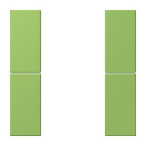 Tastafdekking F50 2-voudig compleet LC32051 KNX