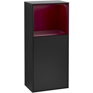 Zijkast Finion 418x936x270mm Black Matt Lacquer G510HBPD
