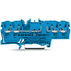 4-draads rijgklem 2,5 mm² met testmogelijkheid blauw VVE=50