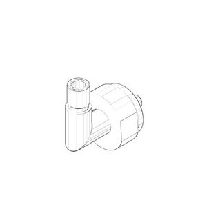 Houder 26x40x42mm Platina