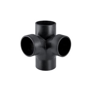 T-stuk dubbel stroom 90° 90mm polyethyleen (PE) Silent-db20 geluidsarm