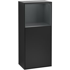 Zijkast Finion 418x936x270mm Black Matt Lacquer G510HGPD