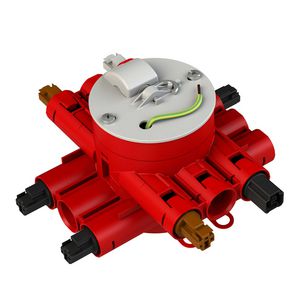 Stekerbare centraaldoos brandwerend wisselsch. 2v CHS75-WT3