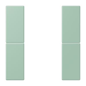 Tastafdekking F50 2-voudig compleet LC32041 KNX