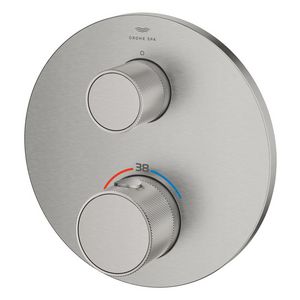 Afbouwdeel Atrio gek. knopgrepen thermostatisch 24396DC0 supersteel (rvs look) (Spa colors coll.)