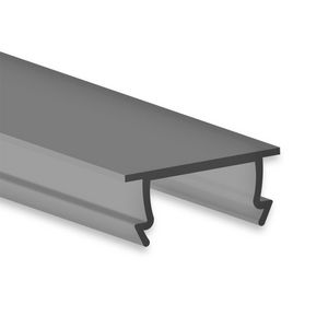 Afdekkap C44 L=2mtr. voor profiel PL4 zwart/mat