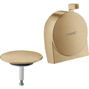 Afbouwdeel Exafill badafvoer en overloopgarnituur 58117140 brushed bronze