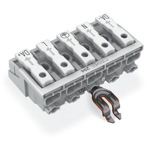 Kroonklem Drukknop extern PE-klikcontact 294-5275 VVE=250