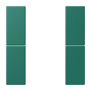 Tastafdekking F50 2-voudig compleet LC32040 KNX