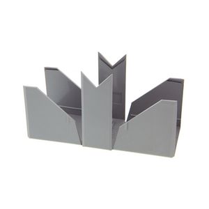 Buitenhoek 60X60mm grijs