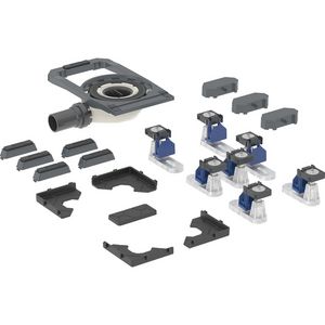 Douchesifon met zeven steunpoten geïntegreerd voor CleanFloor30 douchevloer waterslothoogte 30mm