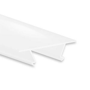Afdekkap C46 L=2mtr. voor profiel PO5 wit/mat