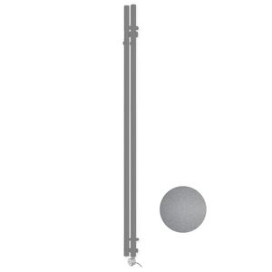 Buisradiator Tubo Hook E-Comfort 1200x95mm 200W Gemel. Grijs