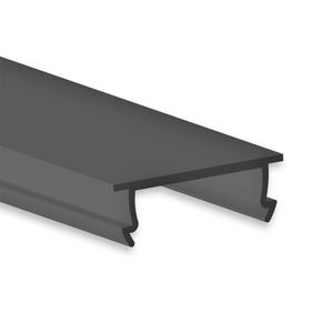 Afdekkap C48 L=2mtr. profiel SL8/NL8/SL15/NL15/SP zwart/mat