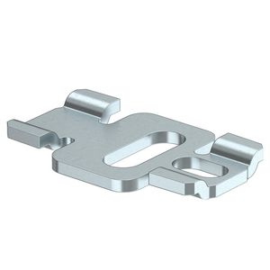 Buitenverbinder 6mm rvs blank delt VVE=20