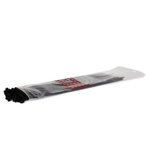 Zak a 100st. bundelband versterkt met stalen lip 360X4,5mm zwart