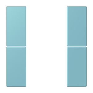 Tastafdekking F50 2-voudig compleet LC32032 KNX