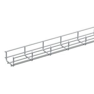 Lengte a 2,5m. Draadgoot 75/55-Ø4mm rvs
