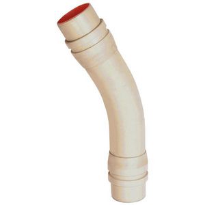 PVC bocht 30° 125mm PN10 2LB3 creme