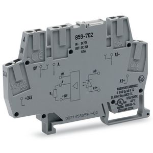 Optocouplermodule Nom. ingangsspanning DC 5V 859-702