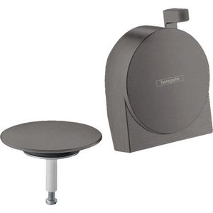 Afbouwdeel Exafill badafvoer en overloopgarnituur 58117340 brushed black chrome