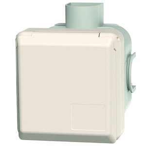 Wandcontactdoos 32A 5-polig  6H 400V IP44 Cepex + inbds